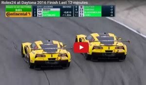 Relive the Spectacular Final Minutes of the 2016 Rolex 24 